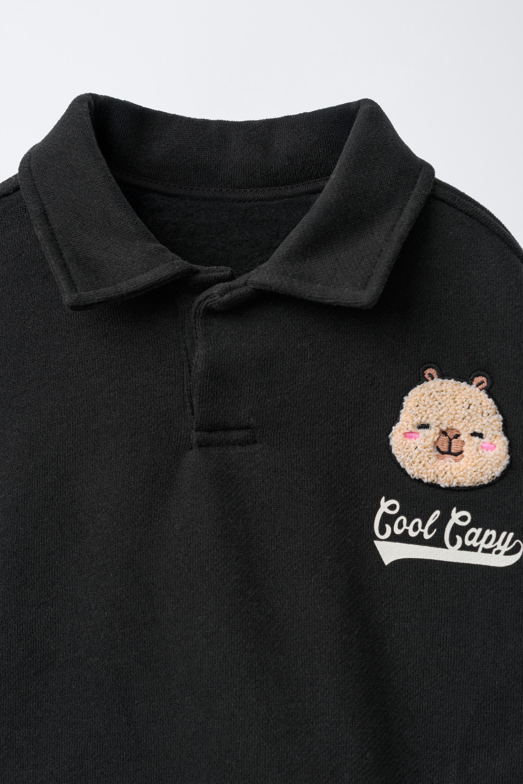 CAPYBARA CAPYFUN © PATCH PRINT POLO SHIRT